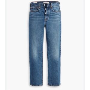 Levi’s Wedgie Crop Straight Leg Denim Jeans